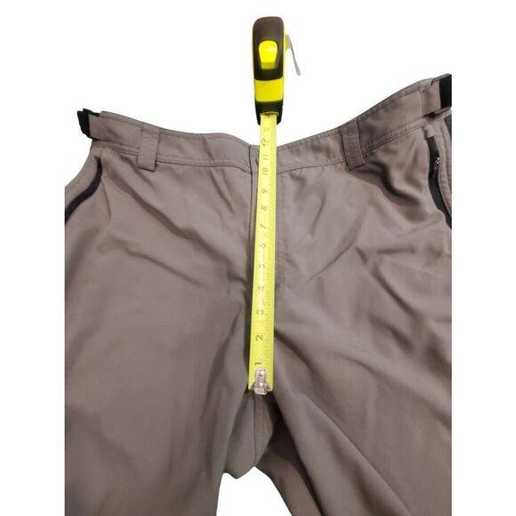 Mens LL Bean Tan Outdoor Cargo Hiking 9" Nylon Shorts Size 44 W - Picture 7 of 9